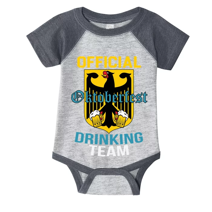 Official Oktoberfest Drinking Team Infant Baby Jersey Bodysuit