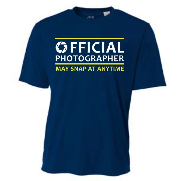 Official Photographer May Snap At Anytime Cooling Performance Crew T-Shirt