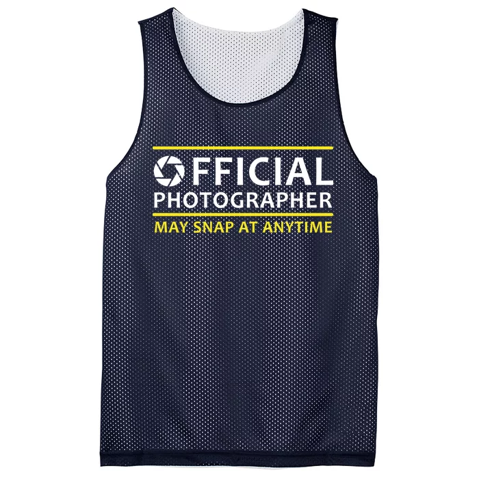 Official Photographer May Snap At Anytime Mesh Reversible Basketball Jersey Tank