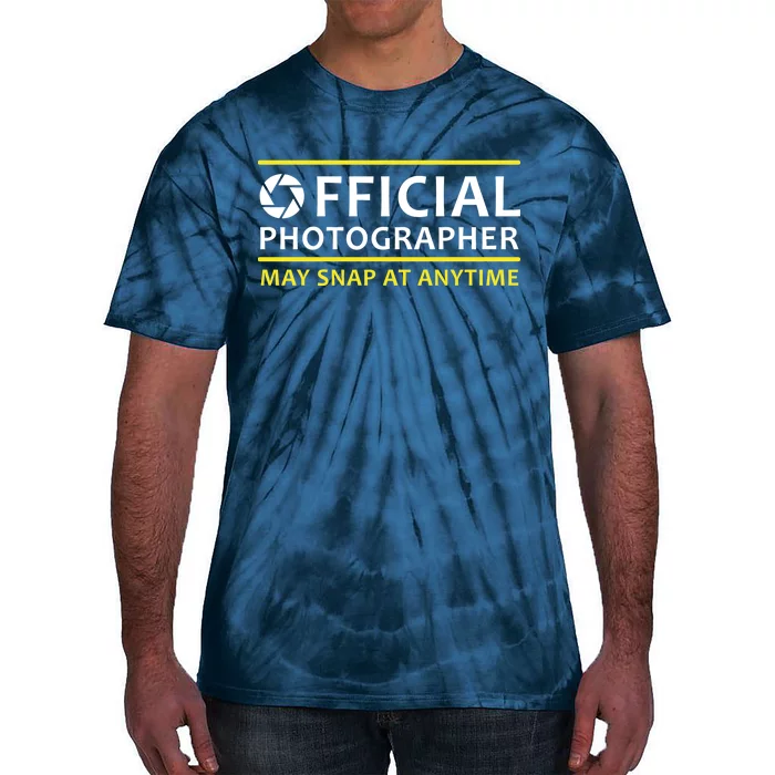 Official Photographer May Snap At Anytime Tie-Dye T-Shirt