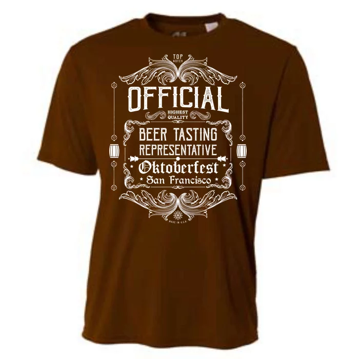 Official San Francisco Oktoberfest Beer Tasting Representative Cooling Performance Crew T-Shirt