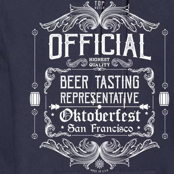 Official San Francisco Oktoberfest Beer Tasting Representative Premium Hoodie