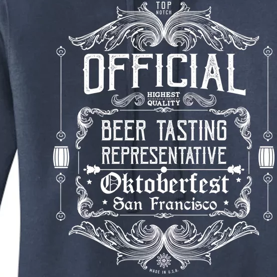 Official San Francisco Oktoberfest Beer Tasting Representative Women's Pullover Hoodie