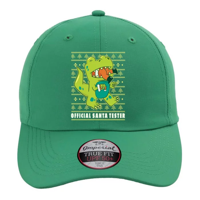 Official Santa Tester Dino Ugly Christmas The Original Performance Cap