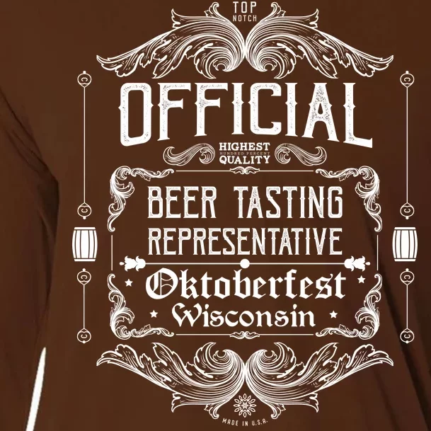 Official Wisconsin Oktoberfest Beer Tasting Representative Cooling Performance Long Sleeve Crew