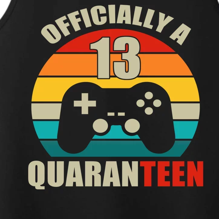 Officially Quaranteen 13th Birthday Performance Tank