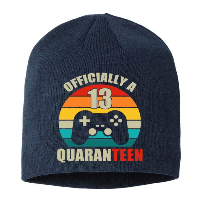 Officially Quaranteen 13th Birthday 8 1/2in Sustainable Knit Beanie