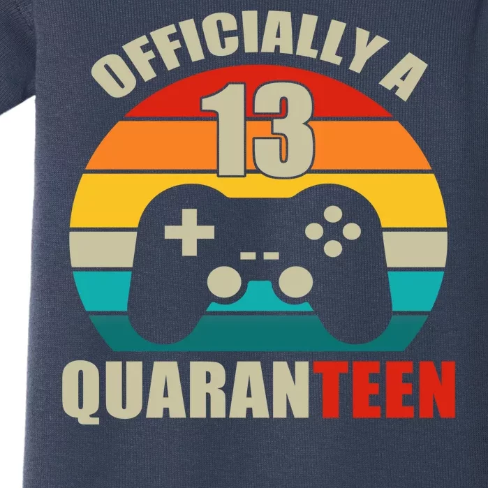 Officially Quaranteen 13th Birthday Baby Bodysuit