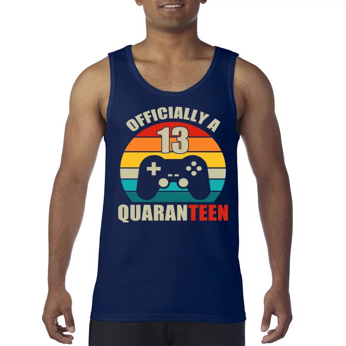 Officially Quaranteen 13th Birthday Tank Top