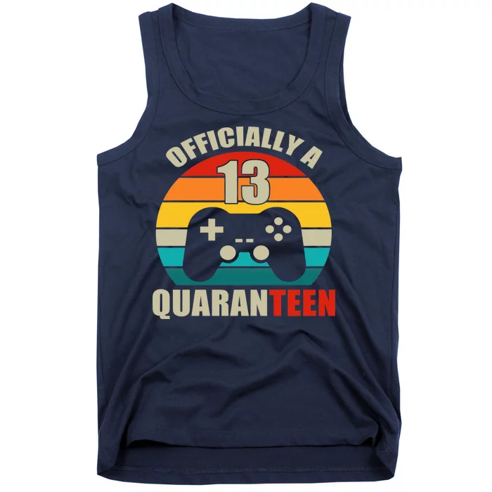 Officially Quaranteen 13th Birthday Tank Top