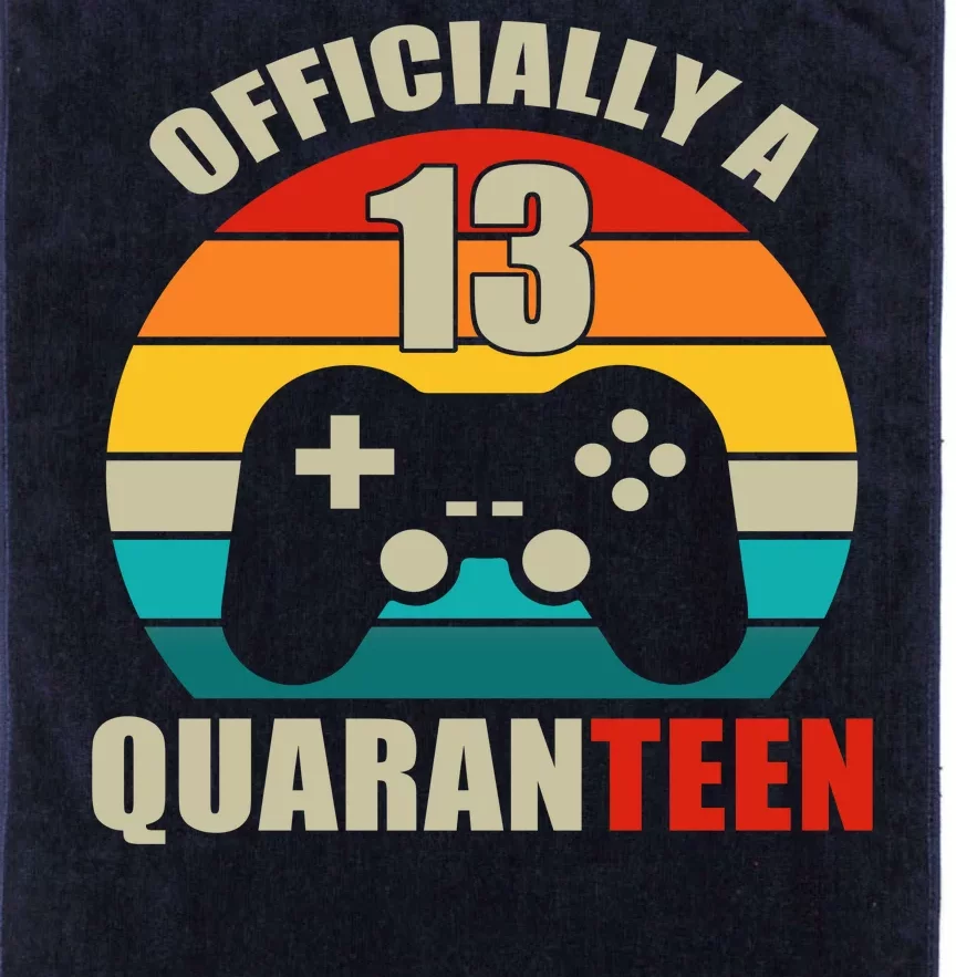 Officially Quaranteen 13th Birthday Platinum Collection Golf Towel