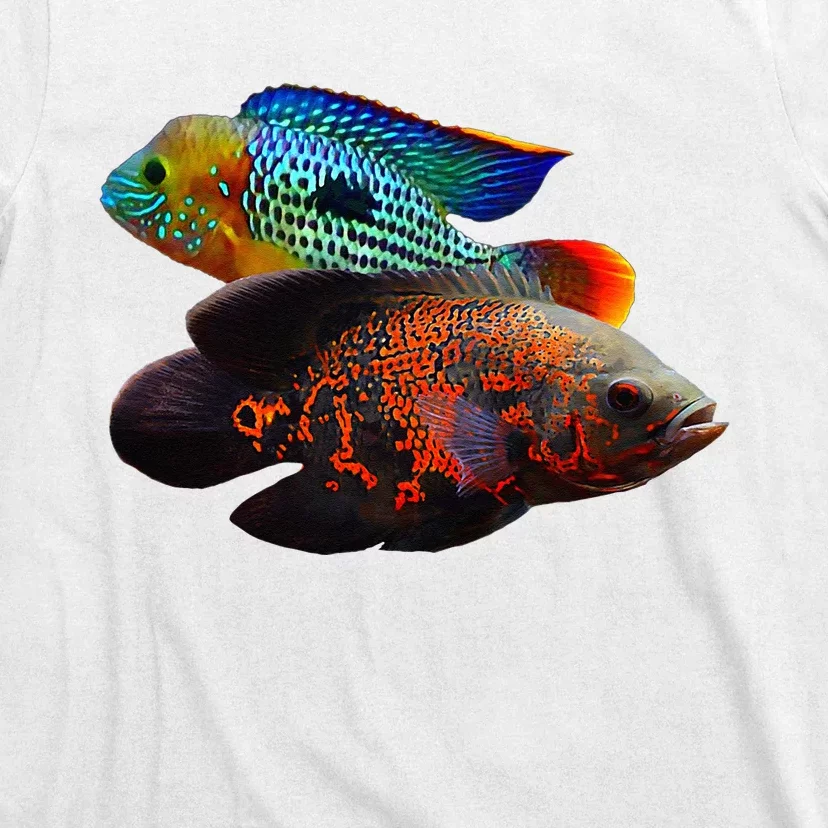 Oscar Fish Green Terror Cichlids Monster Fish Aquarium T-Shirt