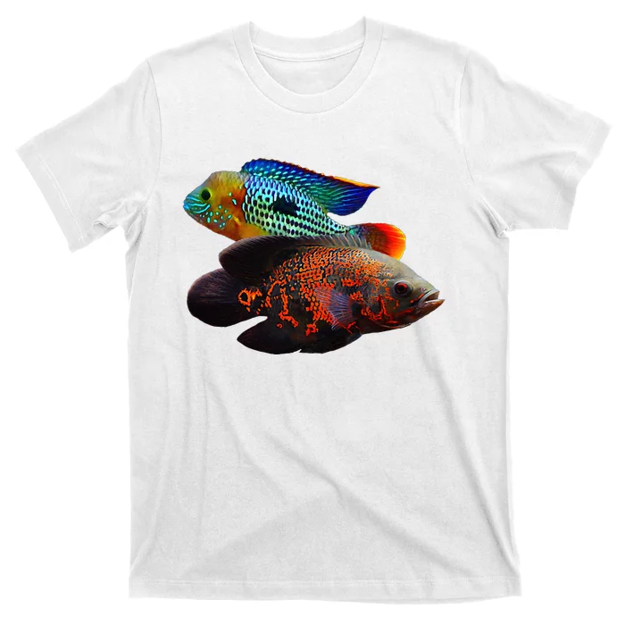 Oscar Fish Green Terror Cichlids Monster Fish Aquarium T-Shirt