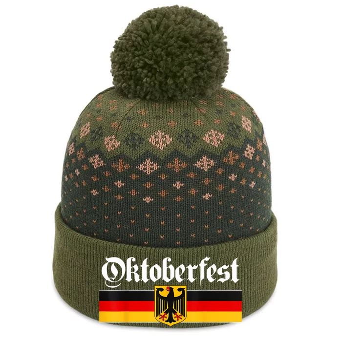 Oktoberfest Funny German Culture Gift The Baniff Cuffed Pom Beanie