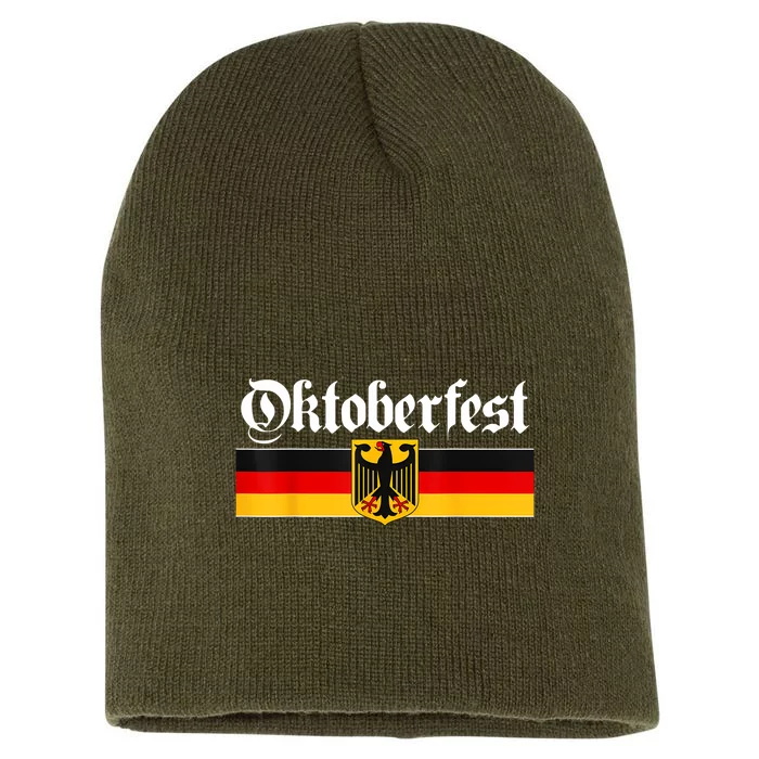 Oktoberfest Funny German Culture Gift Short Acrylic Beanie