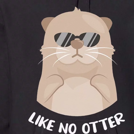 otter funny gifts like no otter otter lovers Premium Hoodie