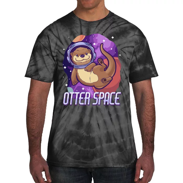 otter funny gifts otter space otter lovers Tie-Dye T-Shirt