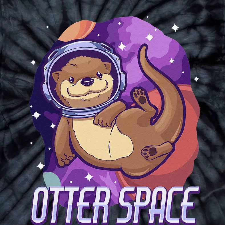 otter funny gifts otter space otter lovers Tie-Dye T-Shirt