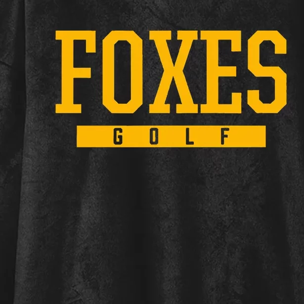 Omro Foxes Golf Hs Hooded Wearable Blanket