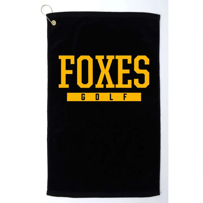 Omro Foxes Golf Hs Platinum Collection Golf Towel