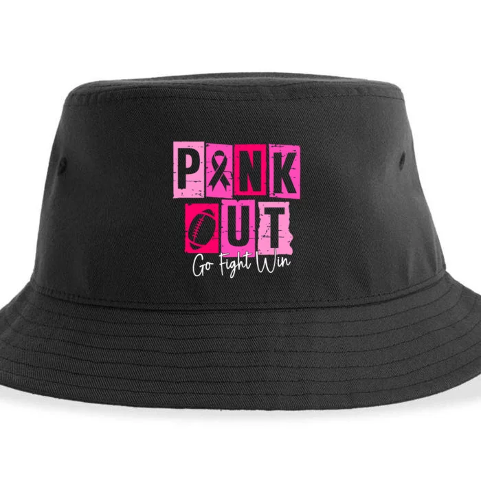 Out Football Go Fight Win Sustainable Bucket Hat