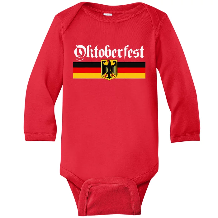 Oktoberfest Funny German Culture Gift & Graphic Baby Long Sleeve Bodysuit