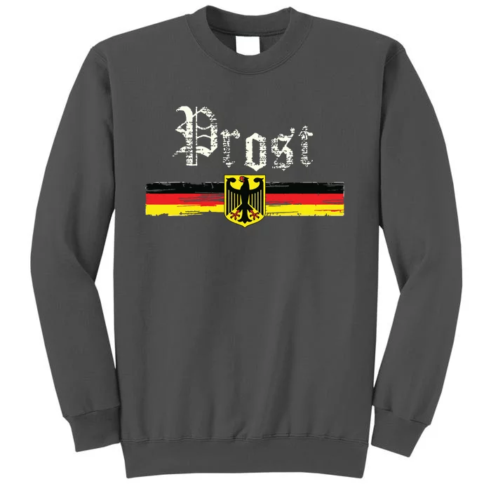 Oktoberfest For German Flag Prost Vintage Tall Sweatshirt