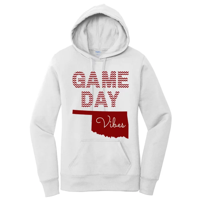 Oklahoma Football Game Day Women's Pullover Hoodie