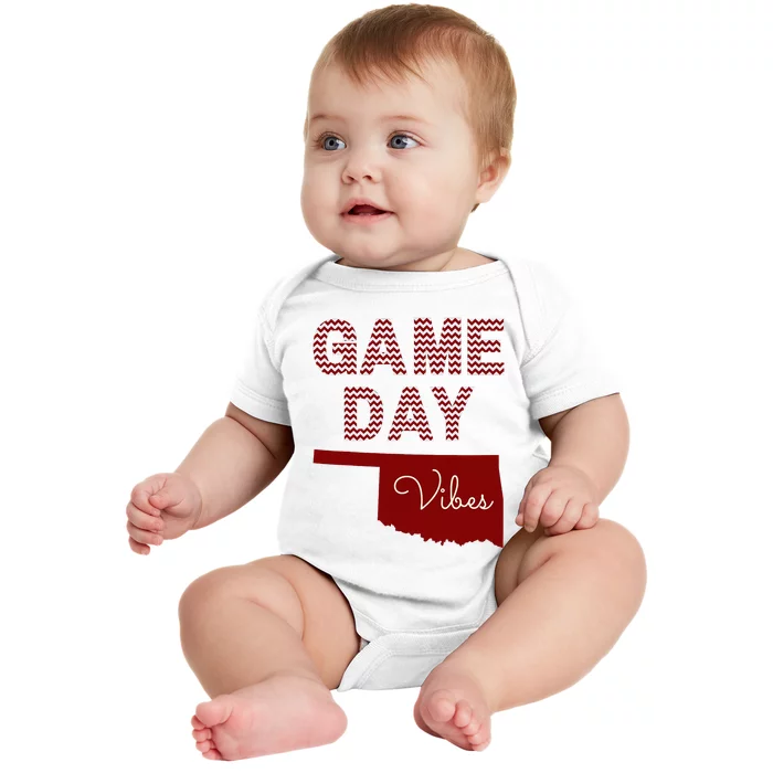 Oklahoma Football Game Day Baby Bodysuit