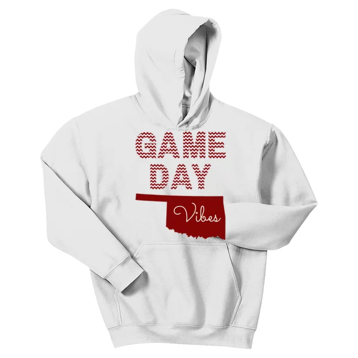 Oklahoma Football Game Day Kids Hoodie