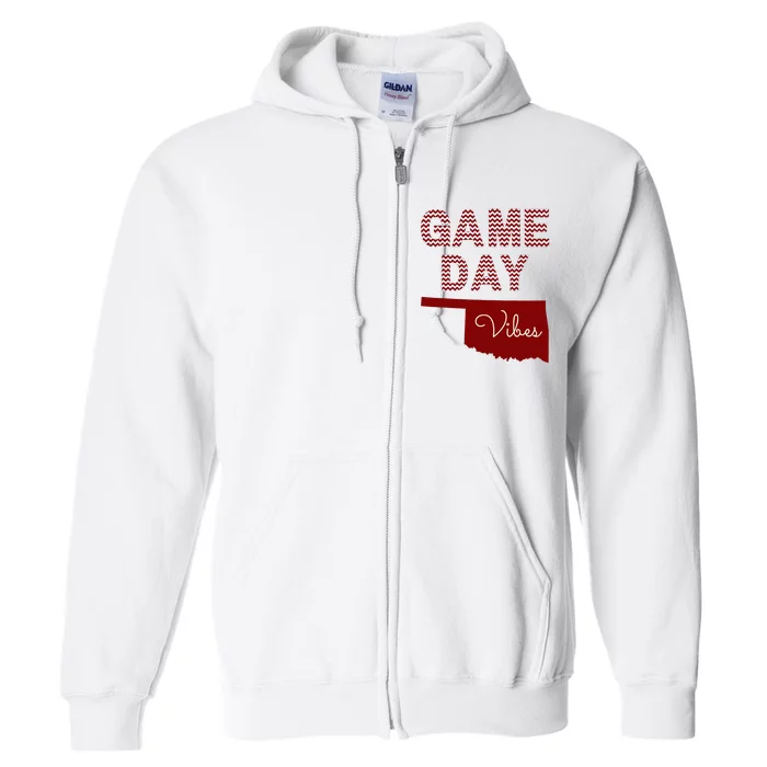 Oklahoma Football Game Day Full Zip Hoodie