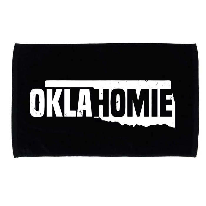 Oklahomie Funny Humor Oklahoma Pride Vintage Retro Microfiber Hand Towel