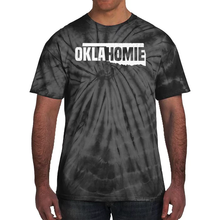 O.K.L.A.H.O.M.I.E Funny Humor O.K.L.A.H.O.M.A State Pride Tie-Dye T-Shirt