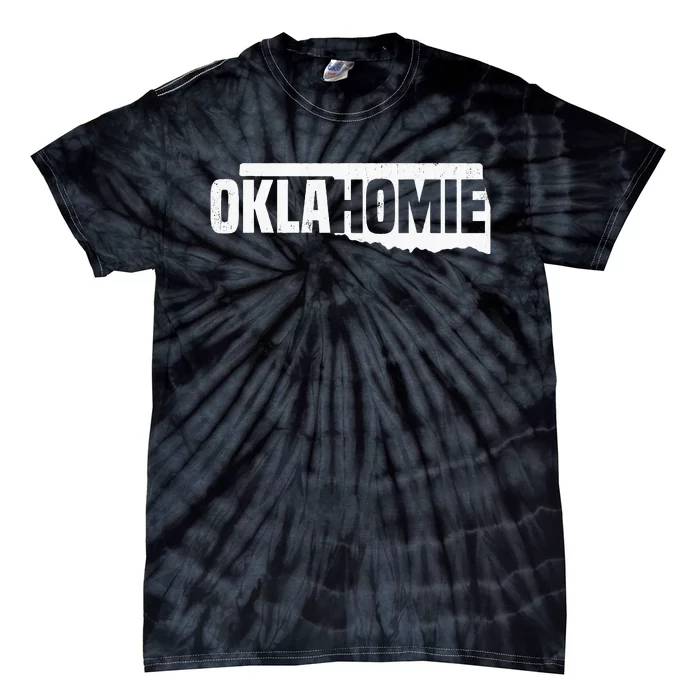 O.K.L.A.H.O.M.I.E Funny Humor O.K.L.A.H.O.M.A State Pride Tie-Dye T-Shirt