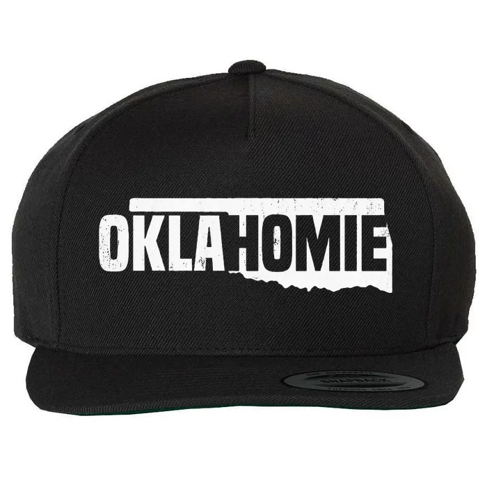 O.K.L.A.H.O.M.I.E Funny Humor O.K.L.A.H.O.M.A State Pride Wool Snapback Cap