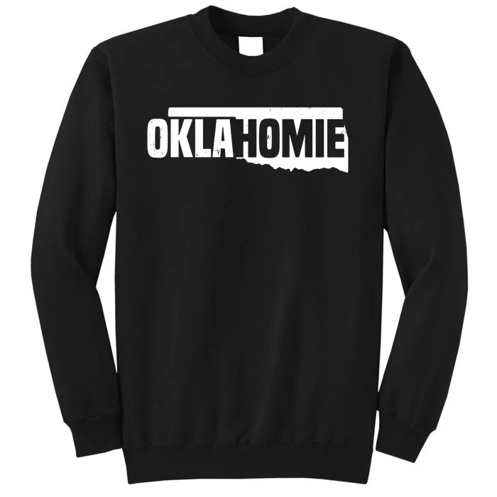 Oklahomie Funny Humor Oklahoma Pride Vintage Retro Tall Sweatshirt