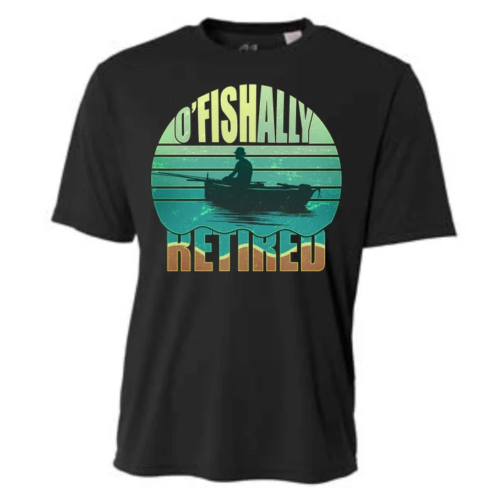 O'fishally Retired Cooling Performance Crew T-Shirt