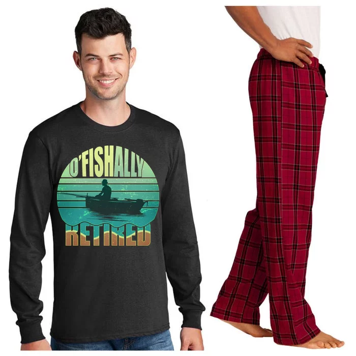 O'fishally Retired Long Sleeve Pajama Set