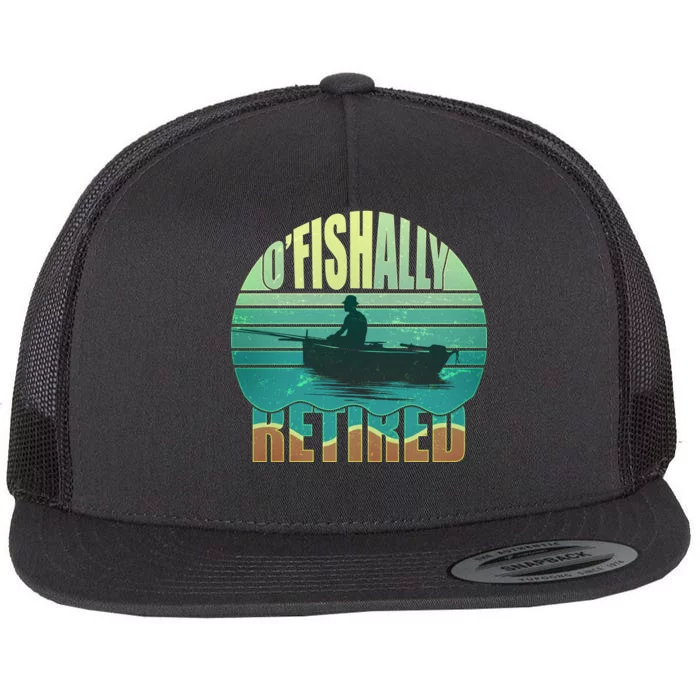 O'fishally Retired Flat Bill Trucker Hat