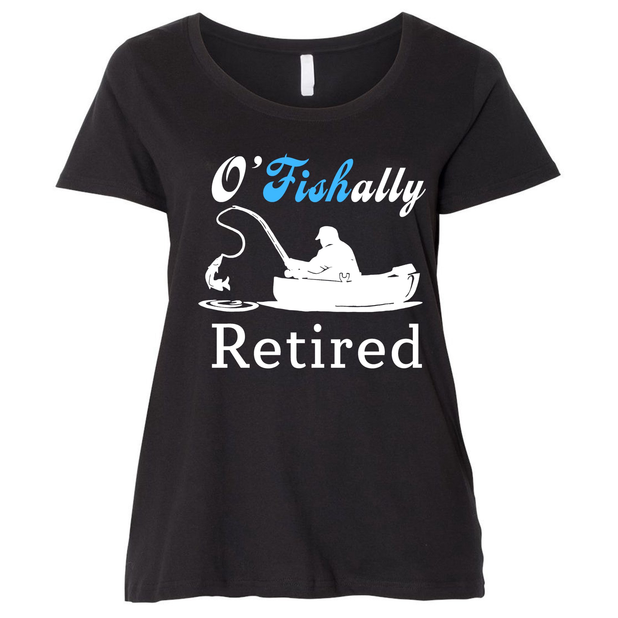 O-Fish-Ally Retired Since 2023 Fishing Retirement Women T-shirt