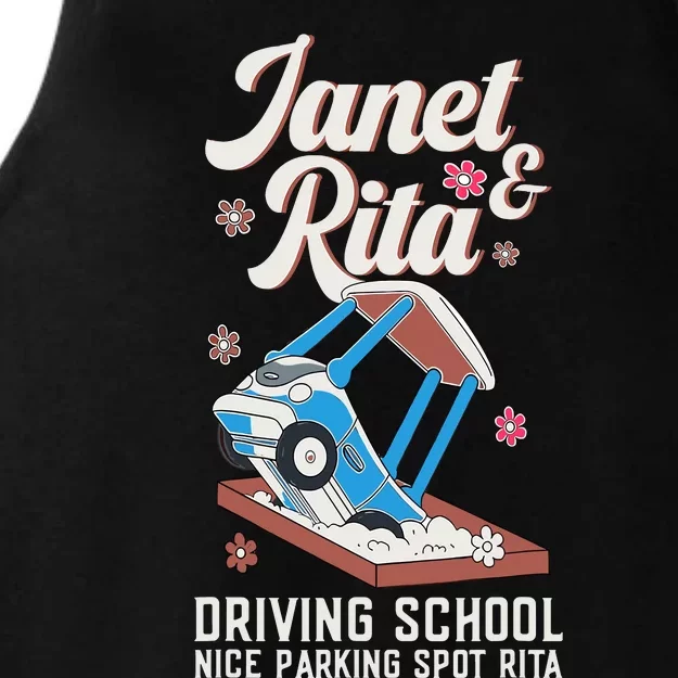 Outfit Funny Janet And Rita Driving School Ladies Tri-Blend Wicking Tank