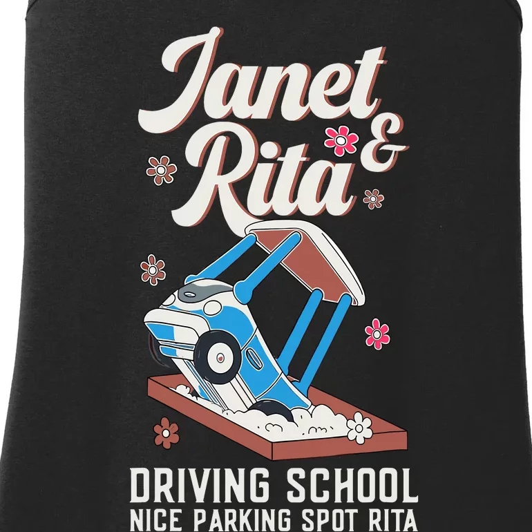 Outfit Funny Janet And Rita Driving School Ladies Essential Tank