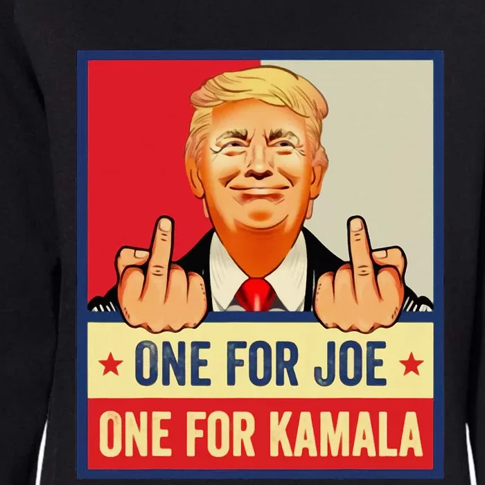 One For Joe One For Kamala Trump Vote Trump 2024 Womens California Wash Sweatshirt