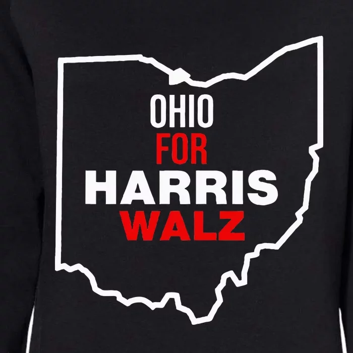 Ohio For Kamala Harris Waltz 2024 Womens California Wash Sweatshirt