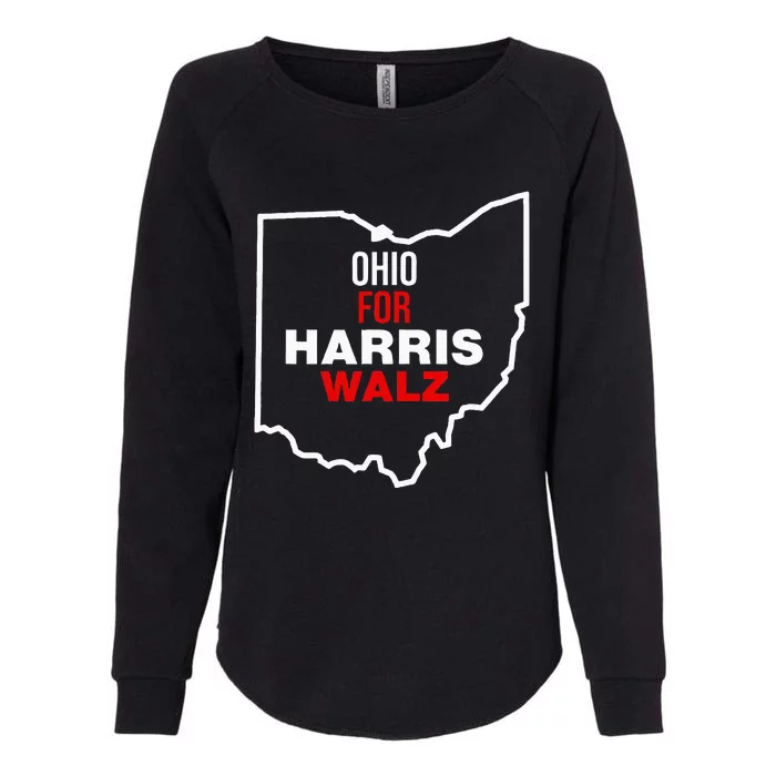 Ohio For Kamala Harris Waltz 2024 Womens California Wash Sweatshirt