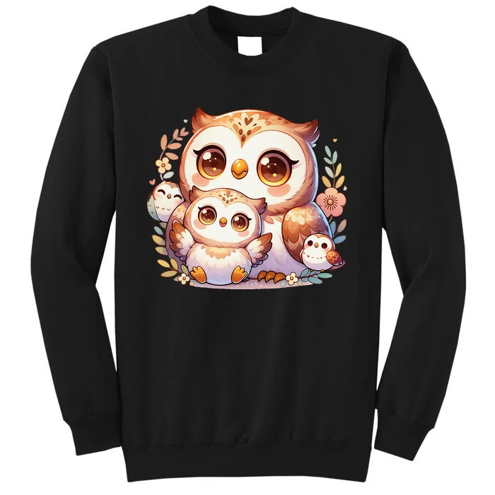 Owls Family Love Tall Sweatshirt