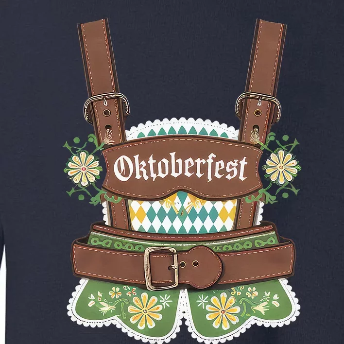 Oktoberfest Festival Lederhosen German Bavarian Outfit Toddler Sweatshirt