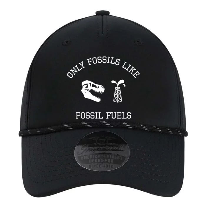 Only Fossils Like Fossil Fuels Climate Change Funny Gift Performance The Dyno Cap