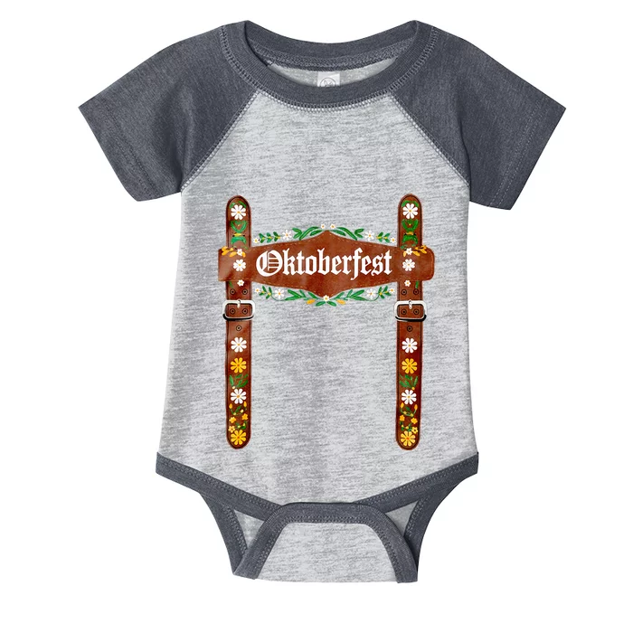 Oktoberfest Festival Lederhosen German Bavarian Costume Infant Baby Jersey Bodysuit