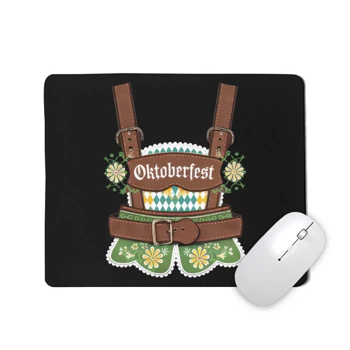 Oktoberfest Festival Lederhosen German Bavarian Outfit Mousepad